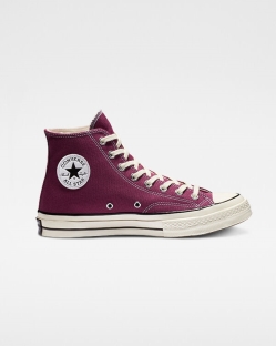 Converse Chuck 70 Férfi Magasszárú Fekete/Bordó | HXVAGMD-HU